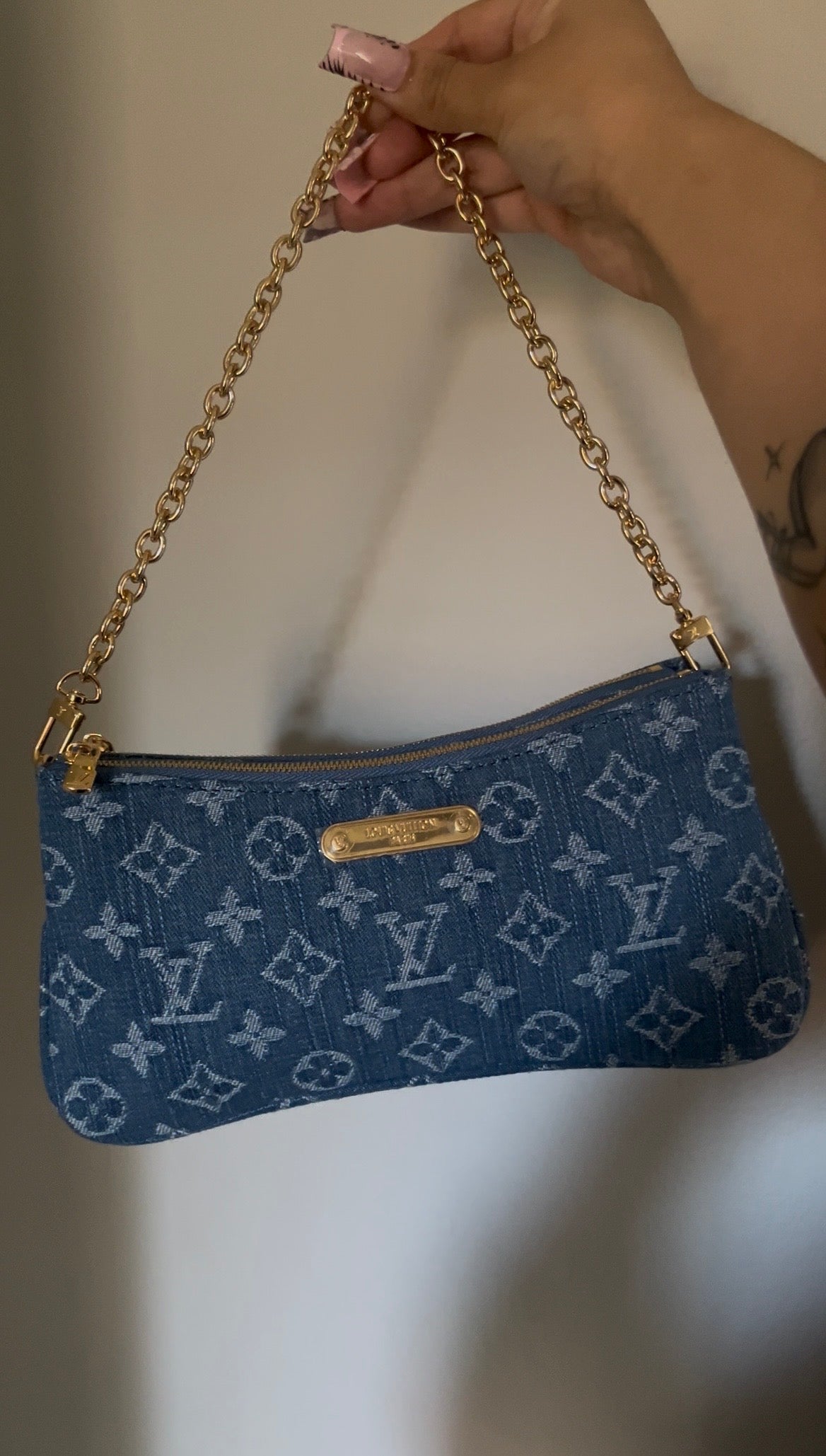 Denim LV inspired bag