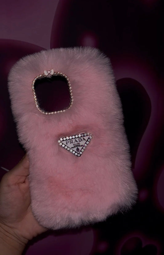 Fluffy Prada iPhone case